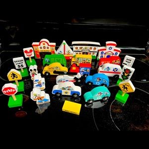 Mickey Mouse set for rug or tracks